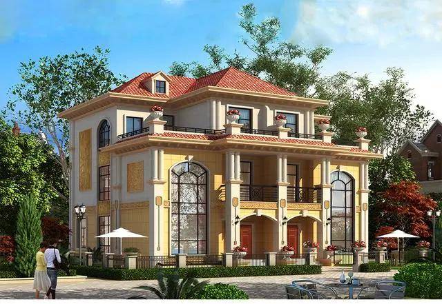 5款气派兄弟双拼别墅最后一套还带柴火房羡慕不来的霸气