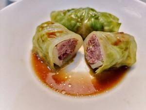 日式卷心菜包肉,做法简单,味道鲜美,油而不腻!