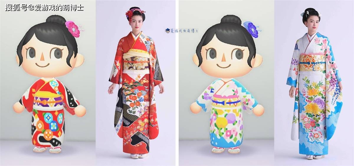 你想要吗?日本百年老店在游戏《动物森友会》中推出四款高档和服