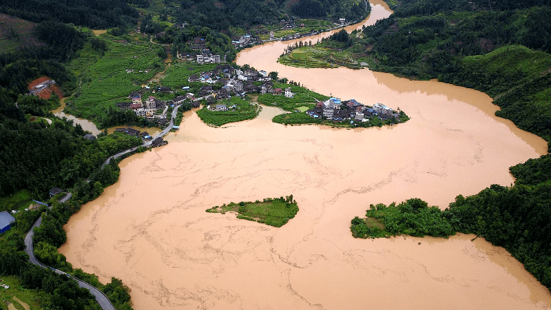 洪洞洪水图片