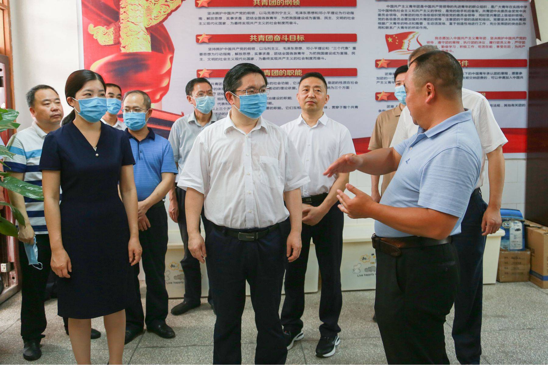 2020年普通高考前夕,市委副书记,市长曾卿带队深入主城区部分考点检查