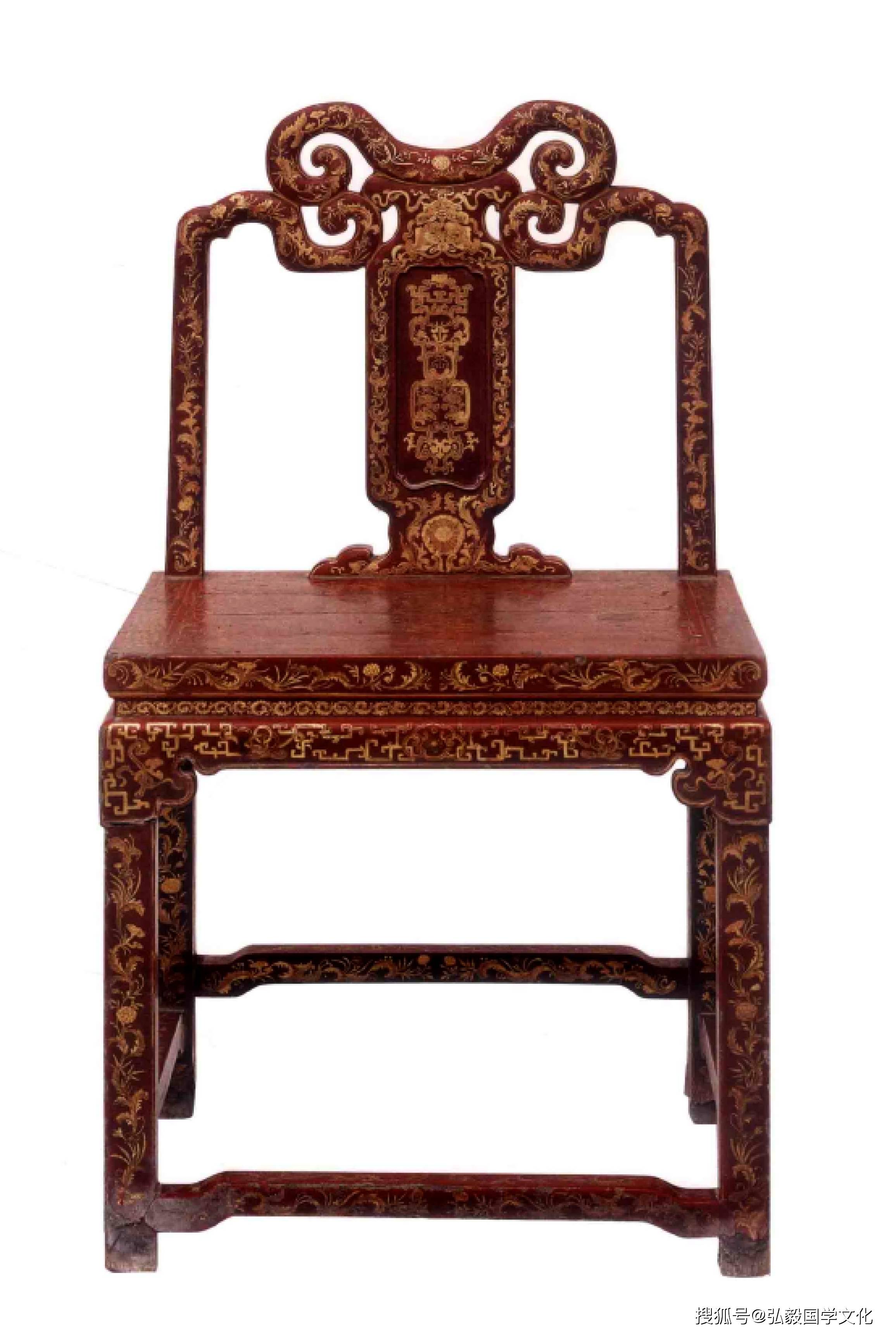 故宫文化藏品之描金漆家具,宫廷用品就是这么奢华