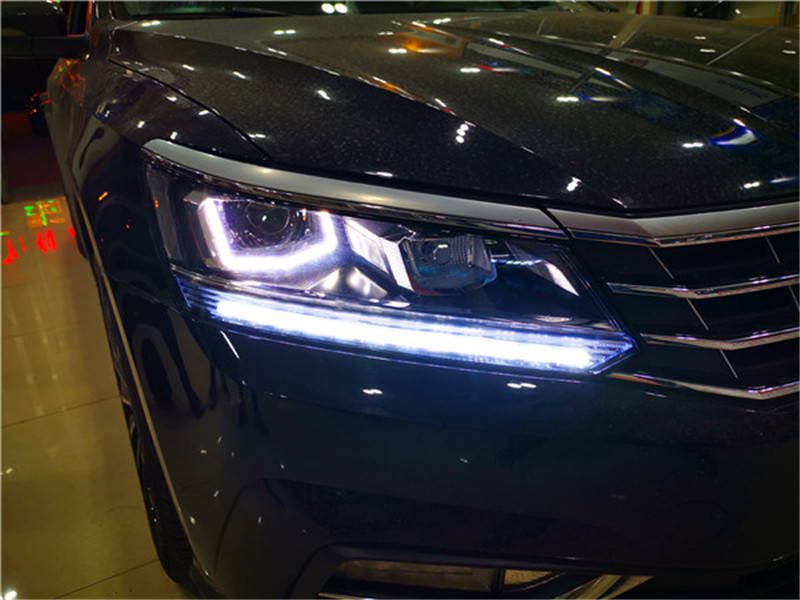 太原车友看这里 大众帕萨特大灯改装t3m 大灯套件