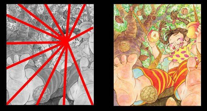 学插画要知道这几个构图方法