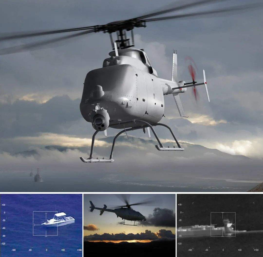 原创中国版"火力侦察兵"模型现身075,网友推测为wz6b无人直升机