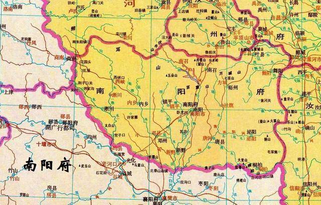明朝河南府县地图图片