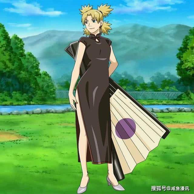 原创火影忍者女忍者换上裙子后春野樱最惊艳雏田衣服太紧了