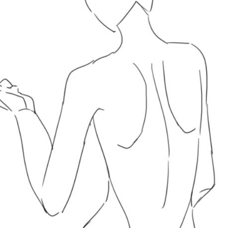 怎么画人物背部轮廓教你如何画出有魅力的后背