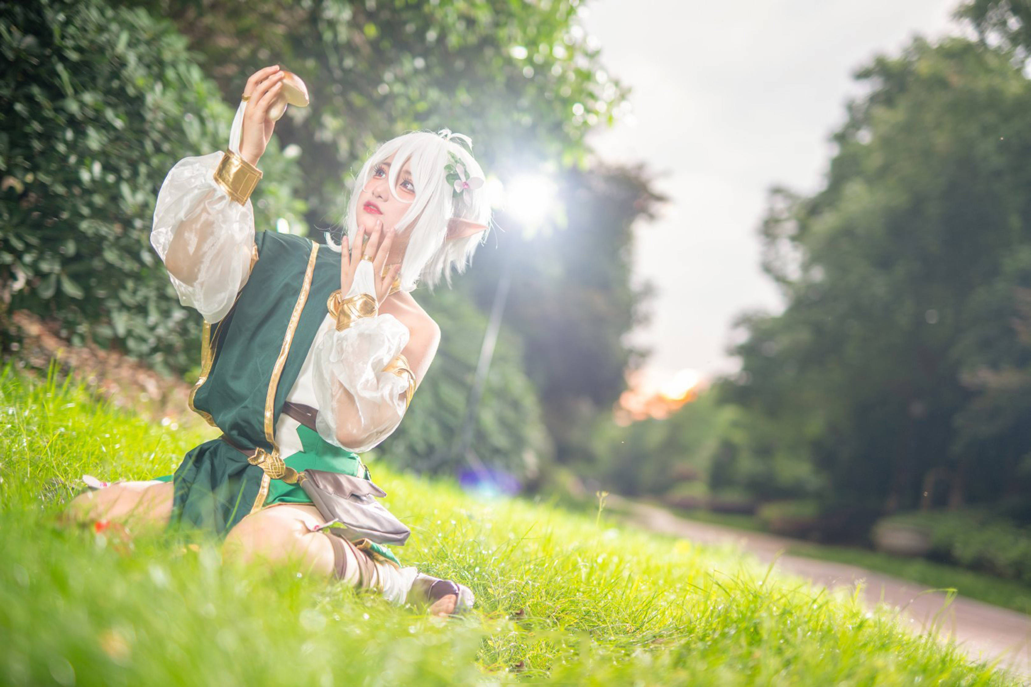 公主连结可可萝神级还原,白发的小只萝莉,连呆毛都一模一样