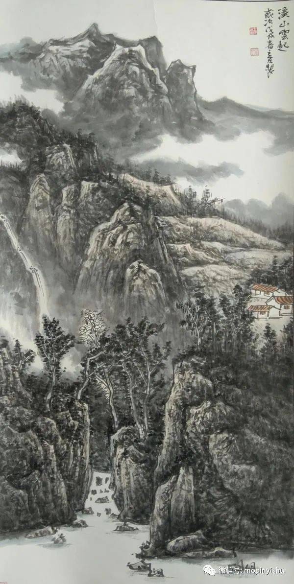 青山无尘人自清——中美协会员王宏山水画赏析