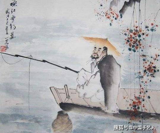 孤舟蓑笠zhi翁, 独钓寒江雪.