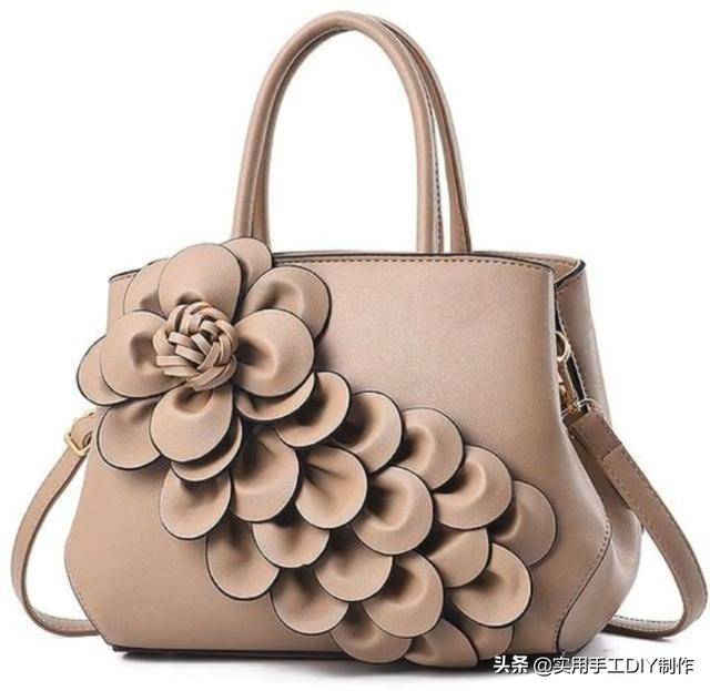 皮艺作品45款豪华高级的创意花卉手提包设计