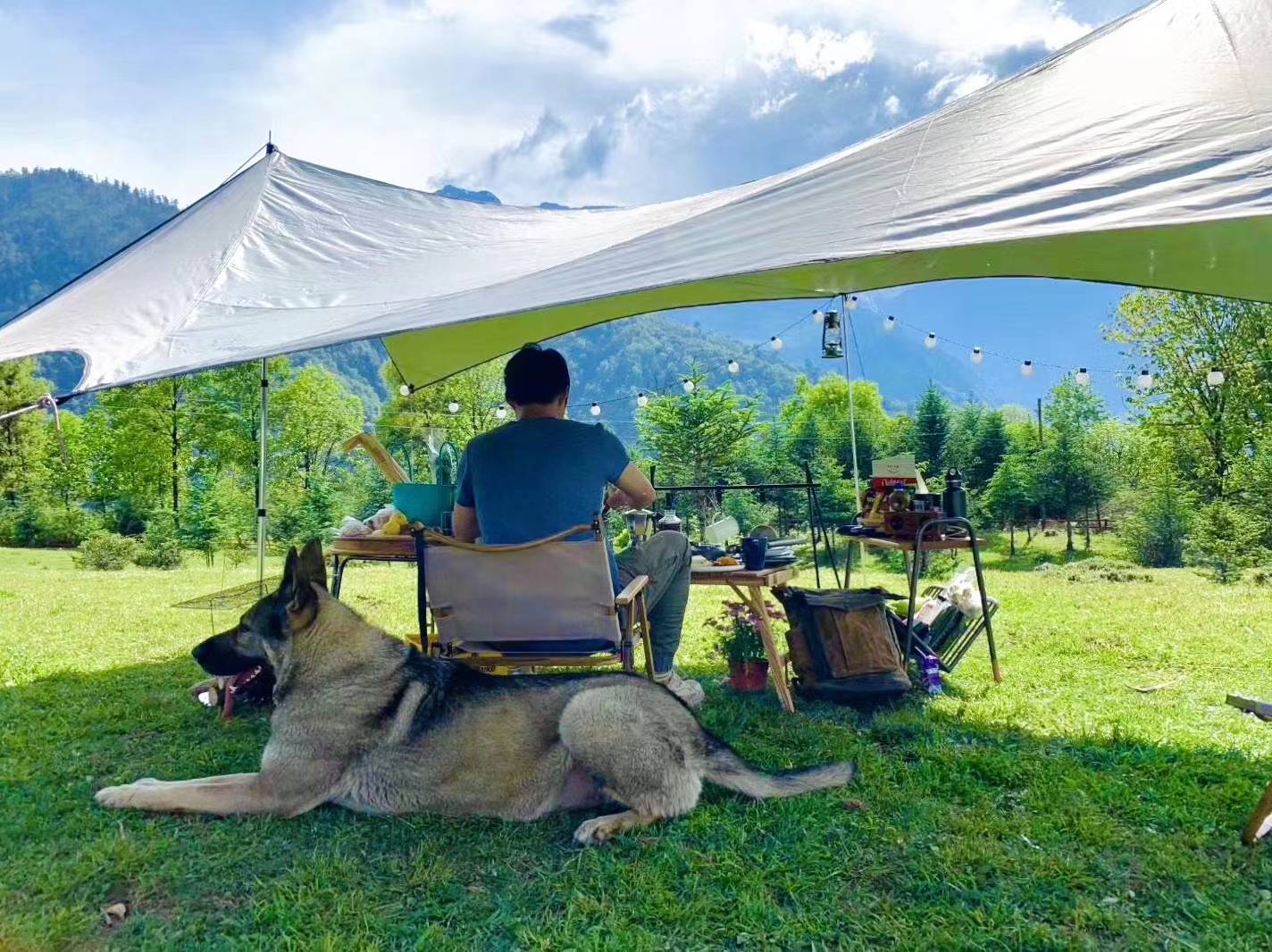 成都周边游,阿布和他的若丁山