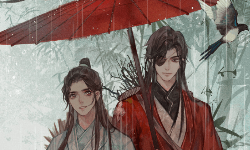 原创《天官赐福》谢怜为何盖着红盖头还拉着花城?如梦似幻的浪漫