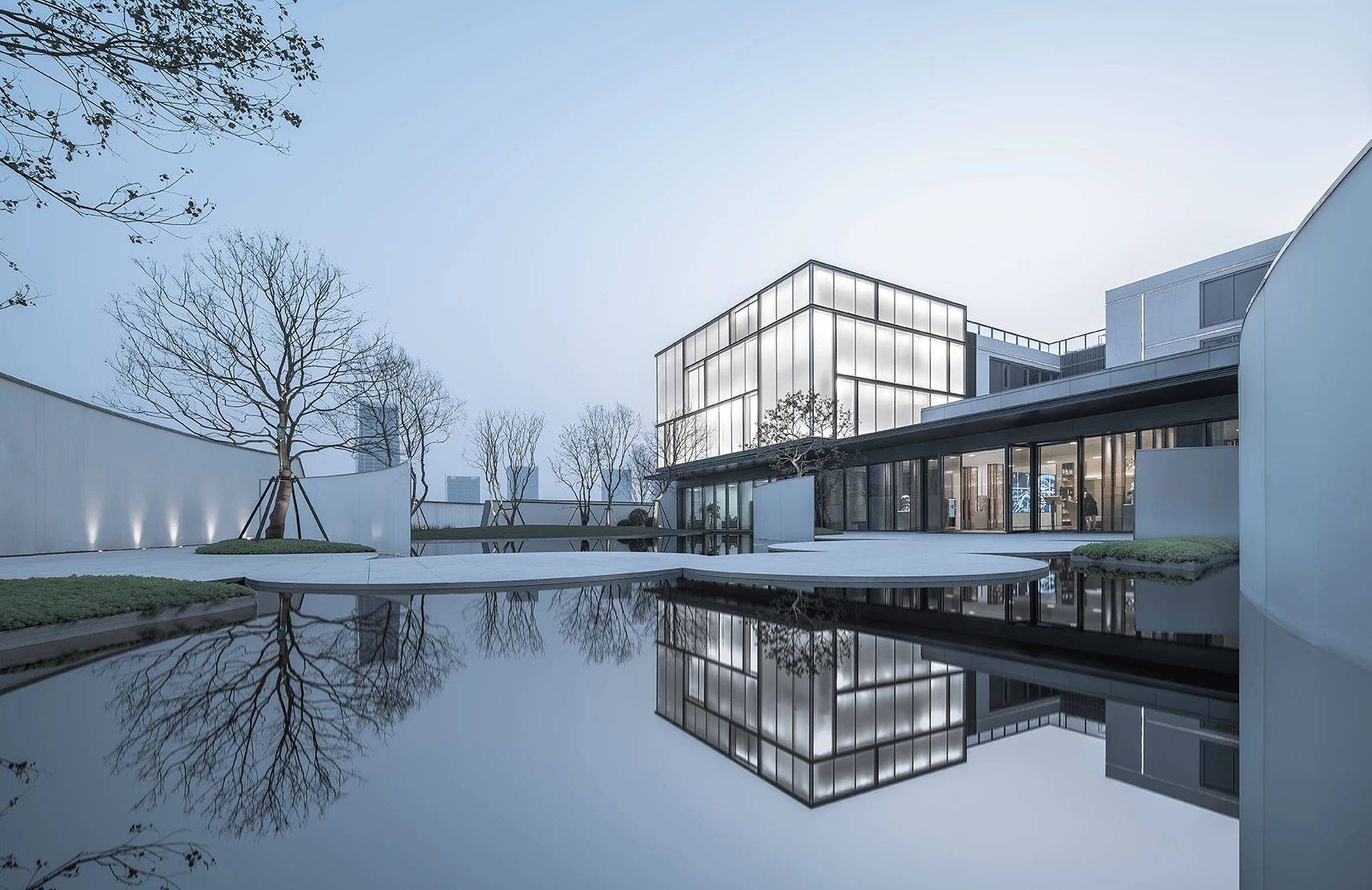 大美至简,传统与现代的交互演绎 | 杭州融创城示范区_建筑