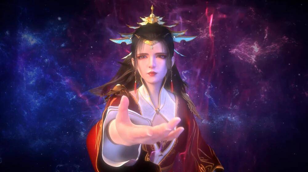 原创元龙女主好看不好看我不知道但是这蓝色双马尾真的不错哎