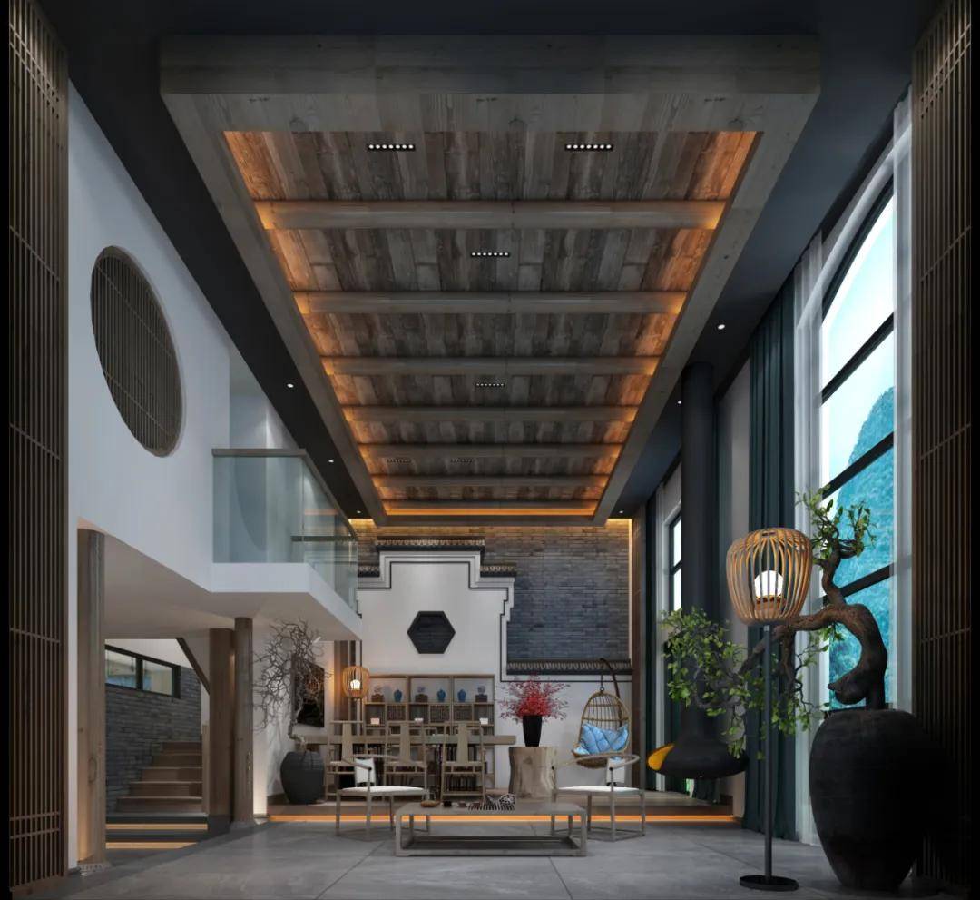 锋范奖:欧建书,周扬——江南小院情调风格设计《荷塘月舍》 酒店空间