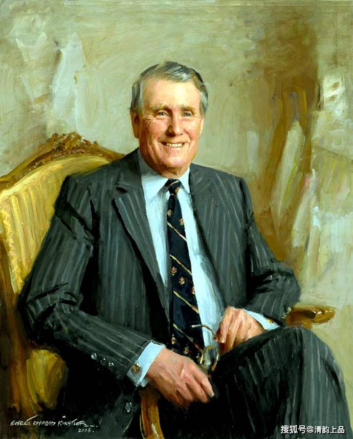 美国画家埃弗雷特雷蒙油画肖像作品欣赏