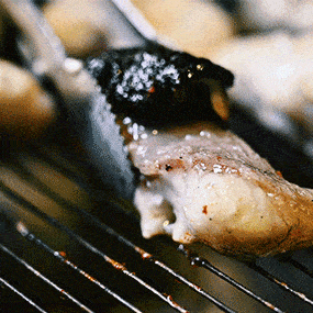 烤鳗鱼gif图片
