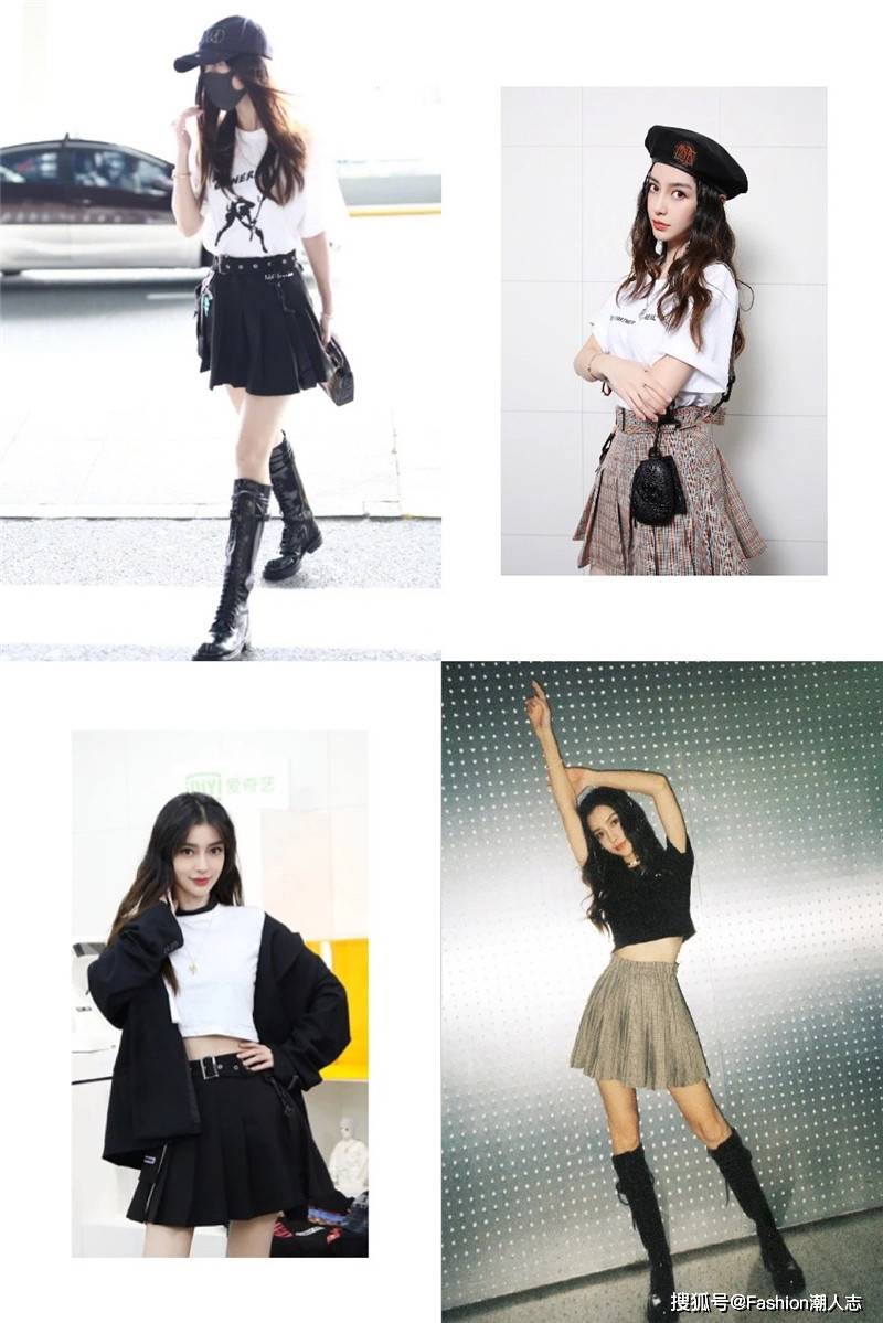 原创穿上赵丽颖同款百褶裙初恋般的感觉青春又时尚明星都上头了