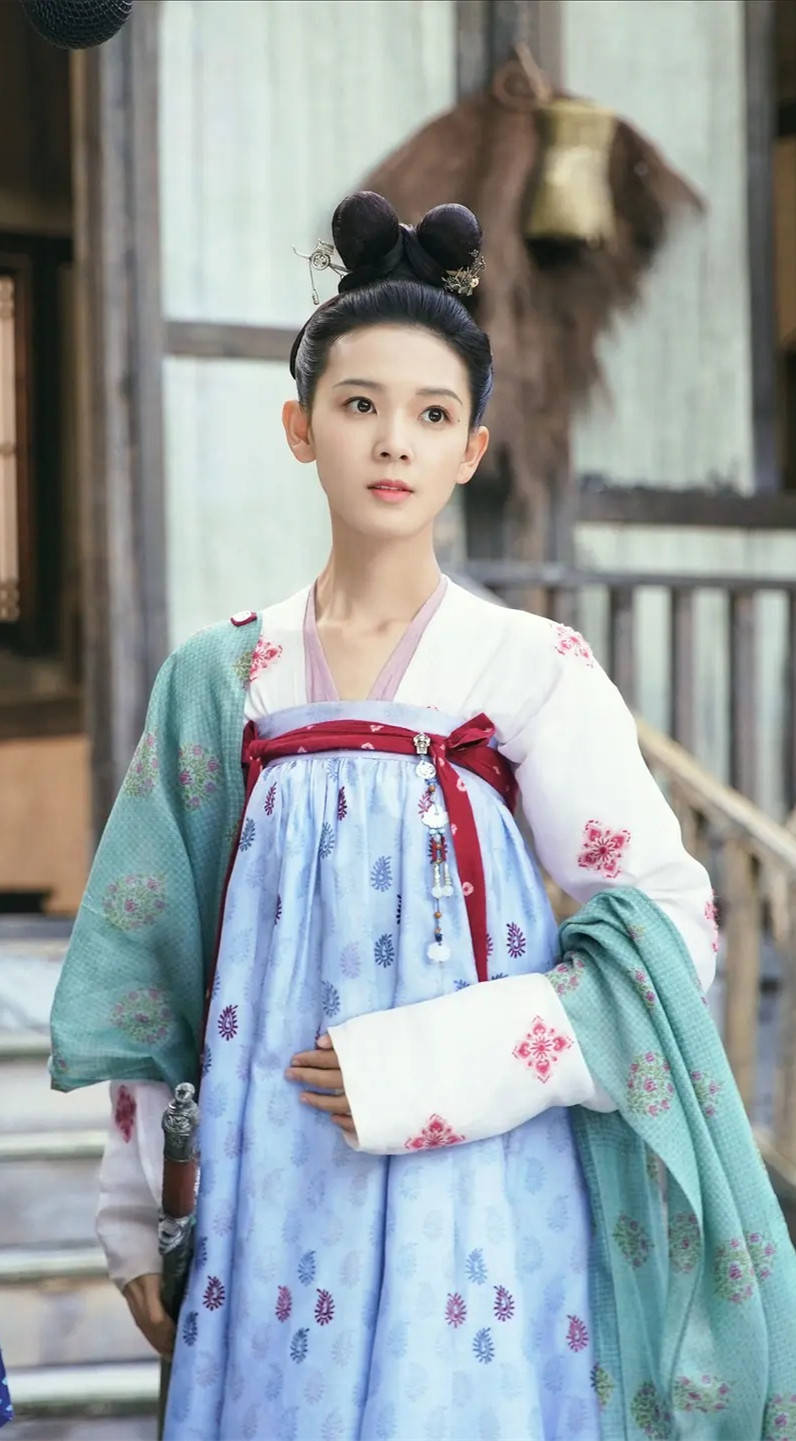 原创女明星唐朝造型杨超越朦胧忧郁景甜美艳大气都美不过她
