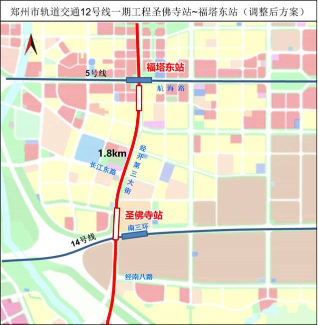 因线网规划调整,郑州地铁12号线梁湖西站取消