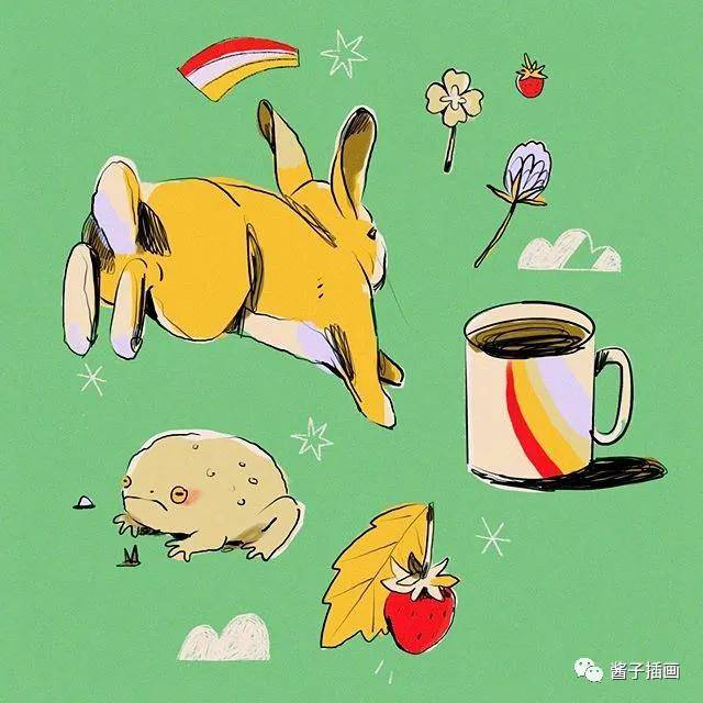 【插画】leigh ellexson:画风清新的小动物