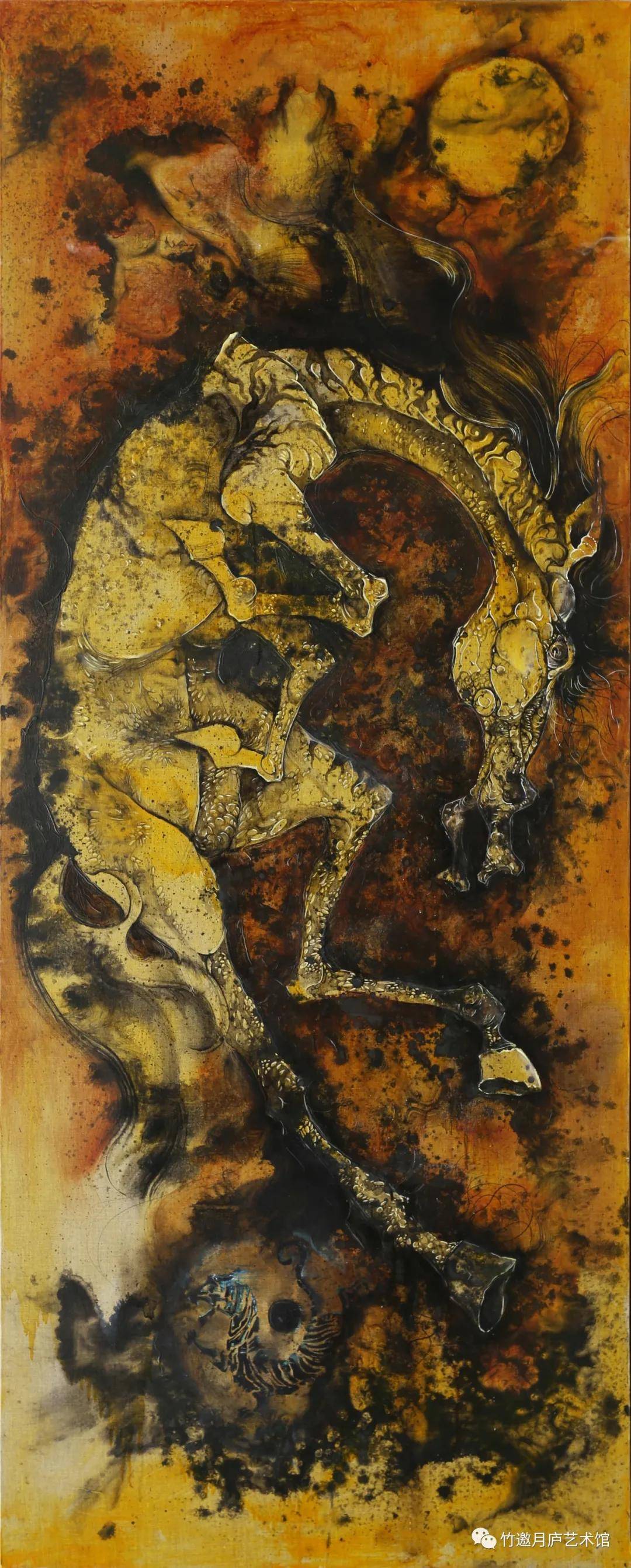 游晓林 古蜀颂——太阳祭no3(组画)