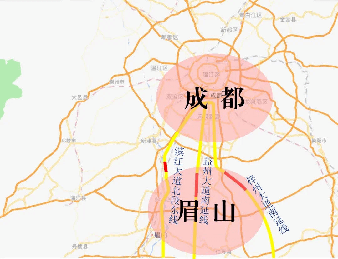 天府新区眉山片区地图图片