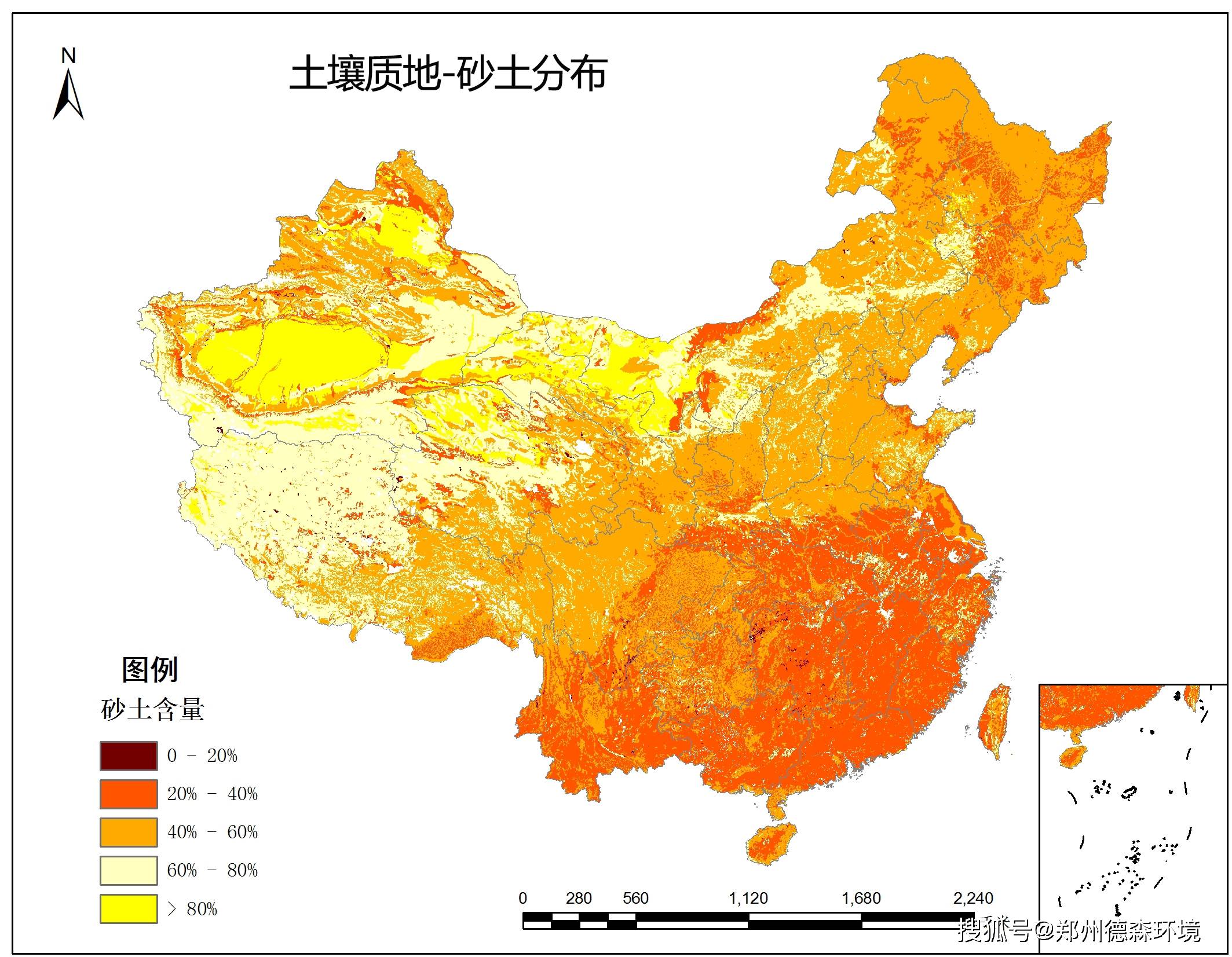 数据分为sand(砂土,silt(粉砂土,与clay(黏土 三大类