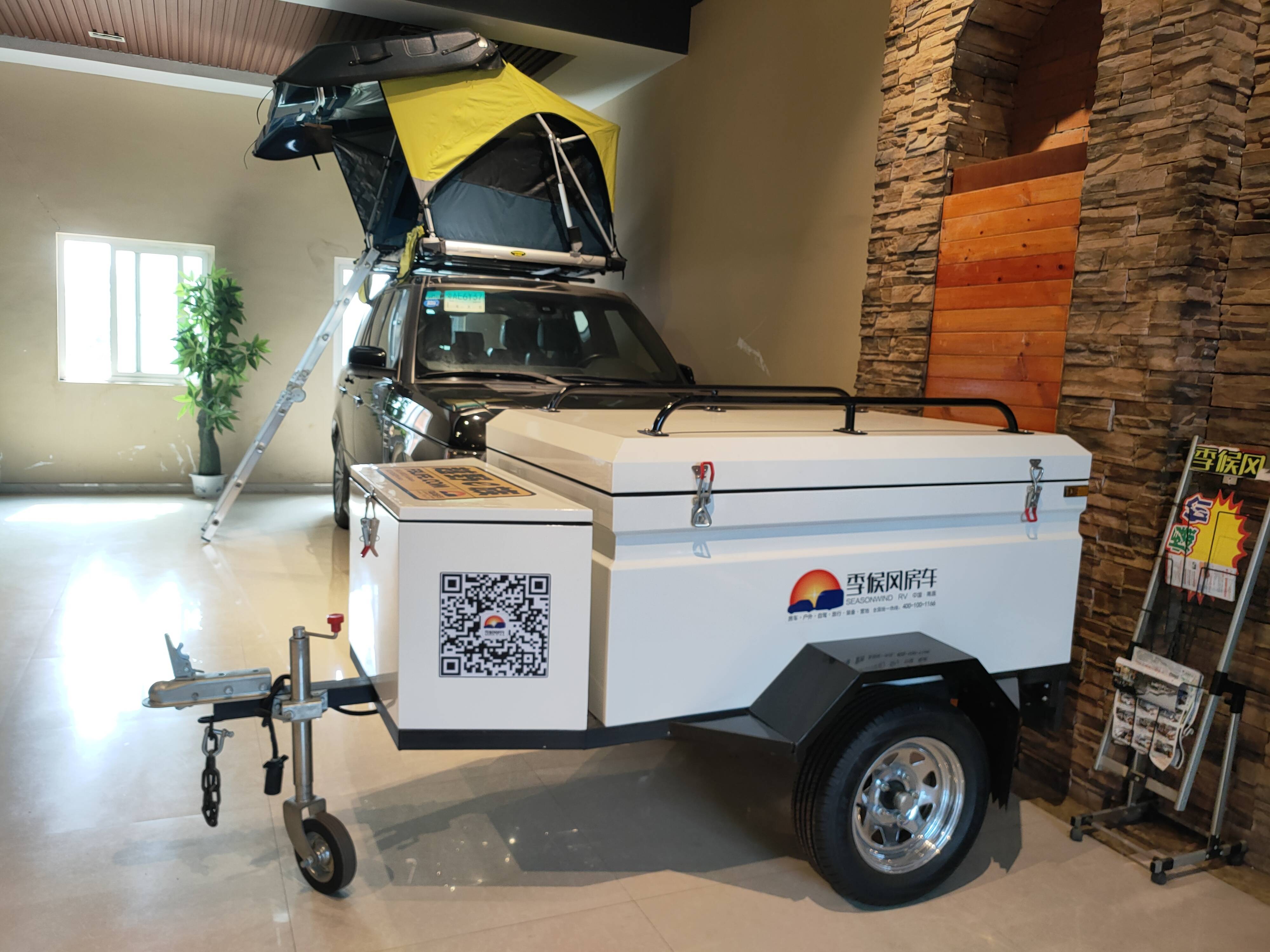 季候风房车定制小拖挂让你开启简约的出行生活