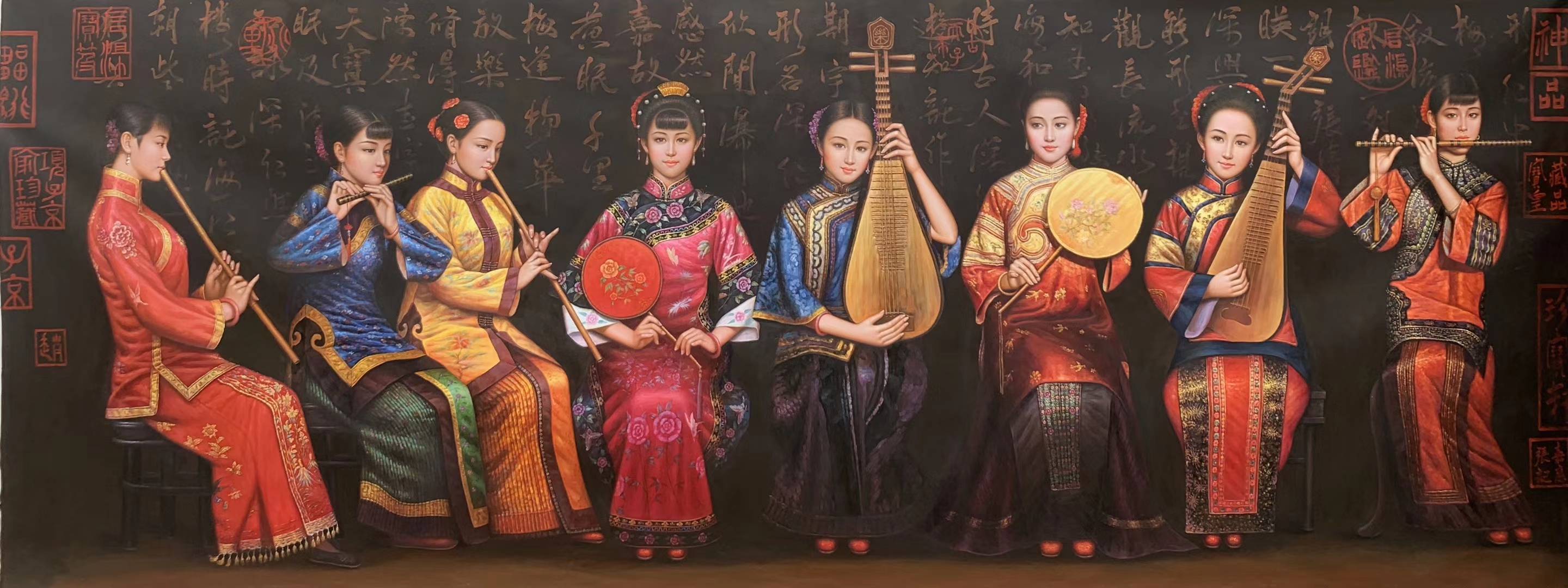 以形写神一形神兼备一著名油画家张嘉应作品欣赏