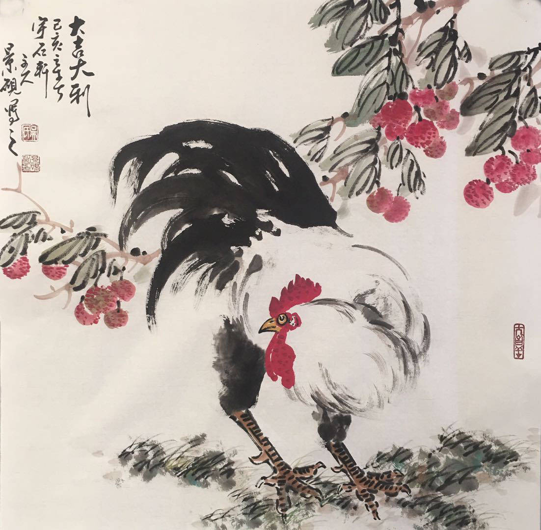 吴景砚花鸟画价格图片