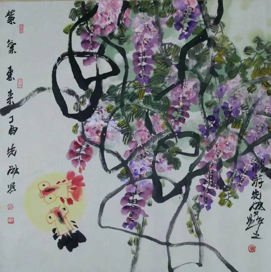 庚子夏月著名画家赵先闻艺术作品欣赏