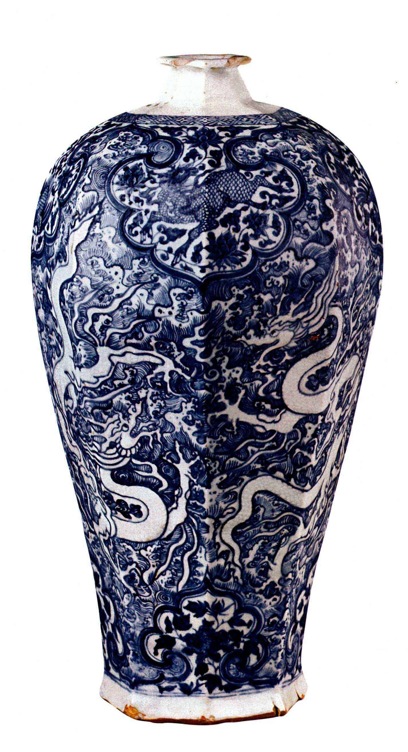 中国陶瓷文化,牡丹纹执壶,元代青花瓷器中的孤品,弥足珍贵