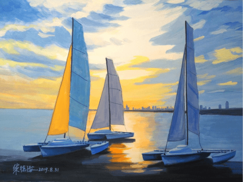 艺路前行当代著名画家朱德海