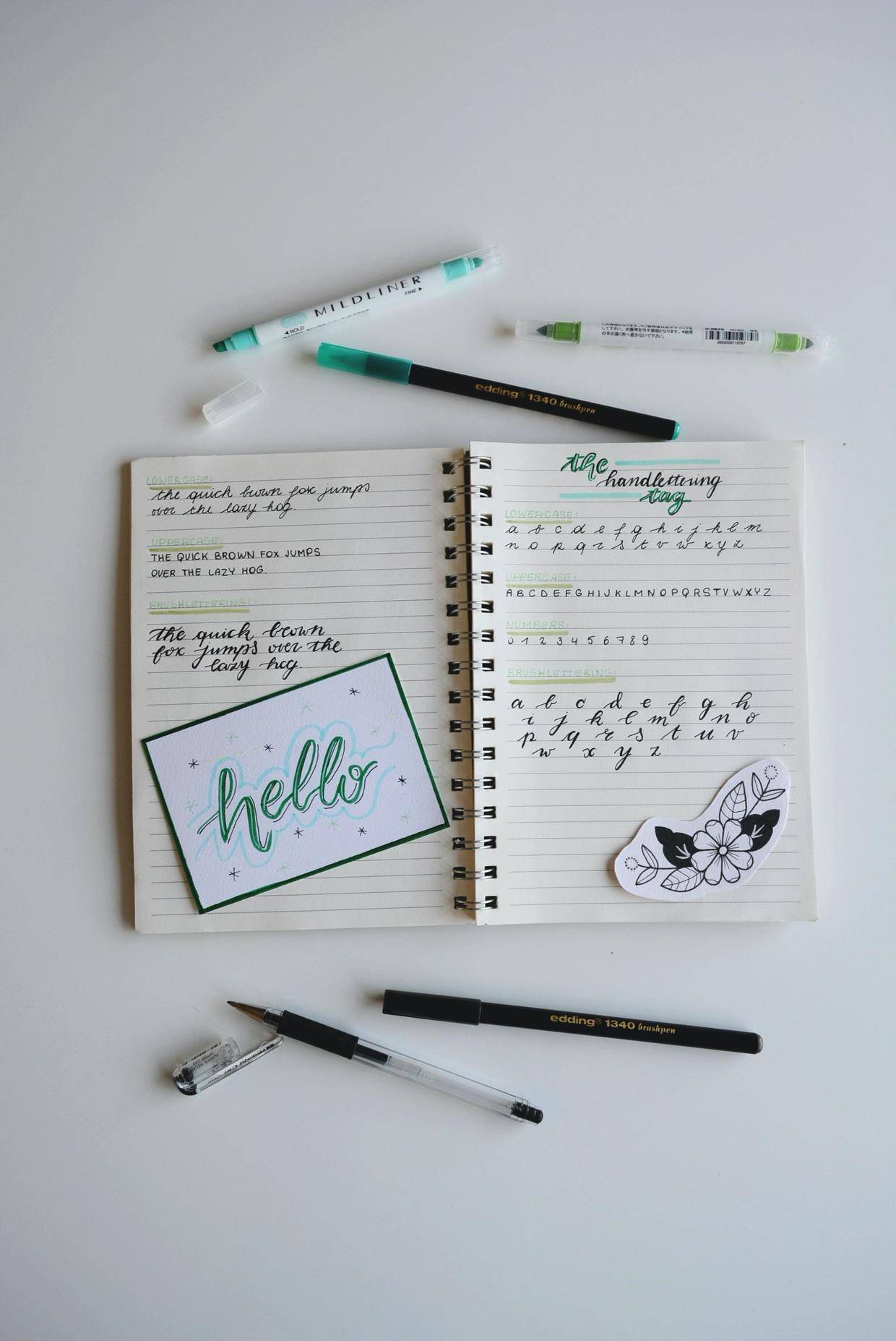 70幅ins风手帐图片素材