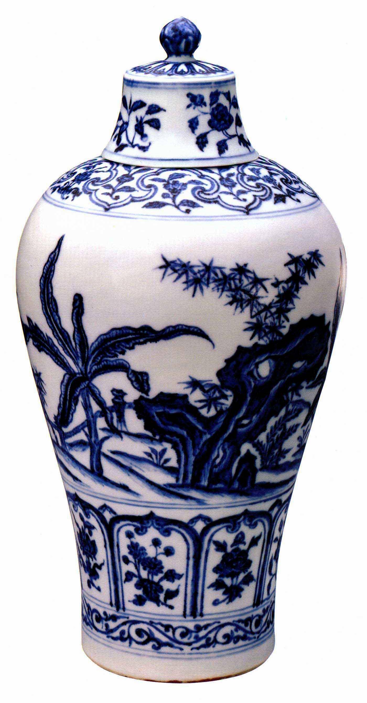 中国陶瓷文化,明永乐时期,造型新颖的扁壶,浓郁文人气息的梅瓶