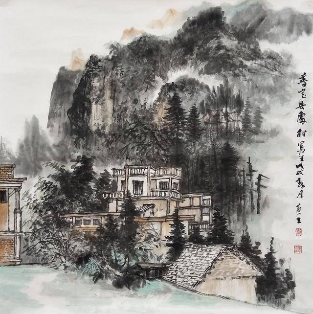 画家李惠生——尽收笔下的山之苍,水之泱