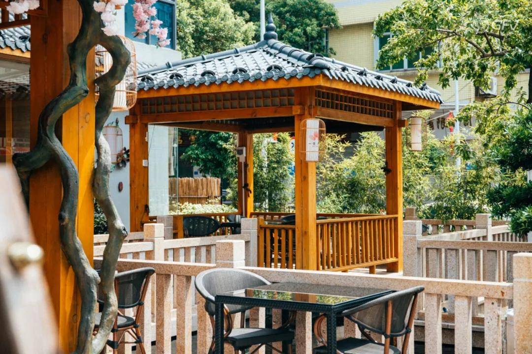 超1000㎡,东莞首家庭院主题日料,穿上和服,一秒穿越到日本!_日式