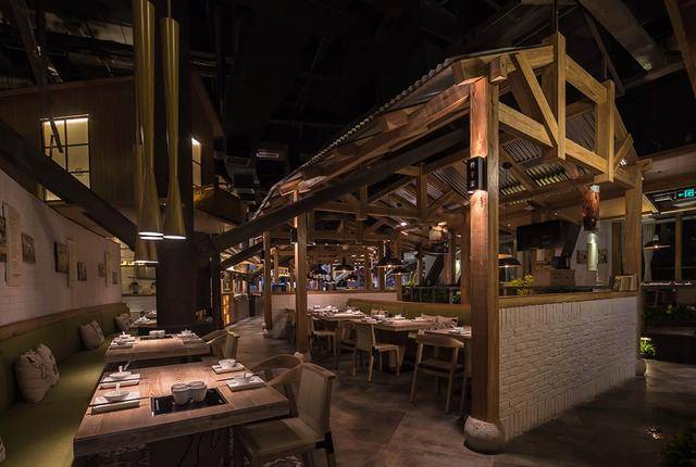 原汁原味的拾味骨汤深圳吃汤餐厅设计看这里