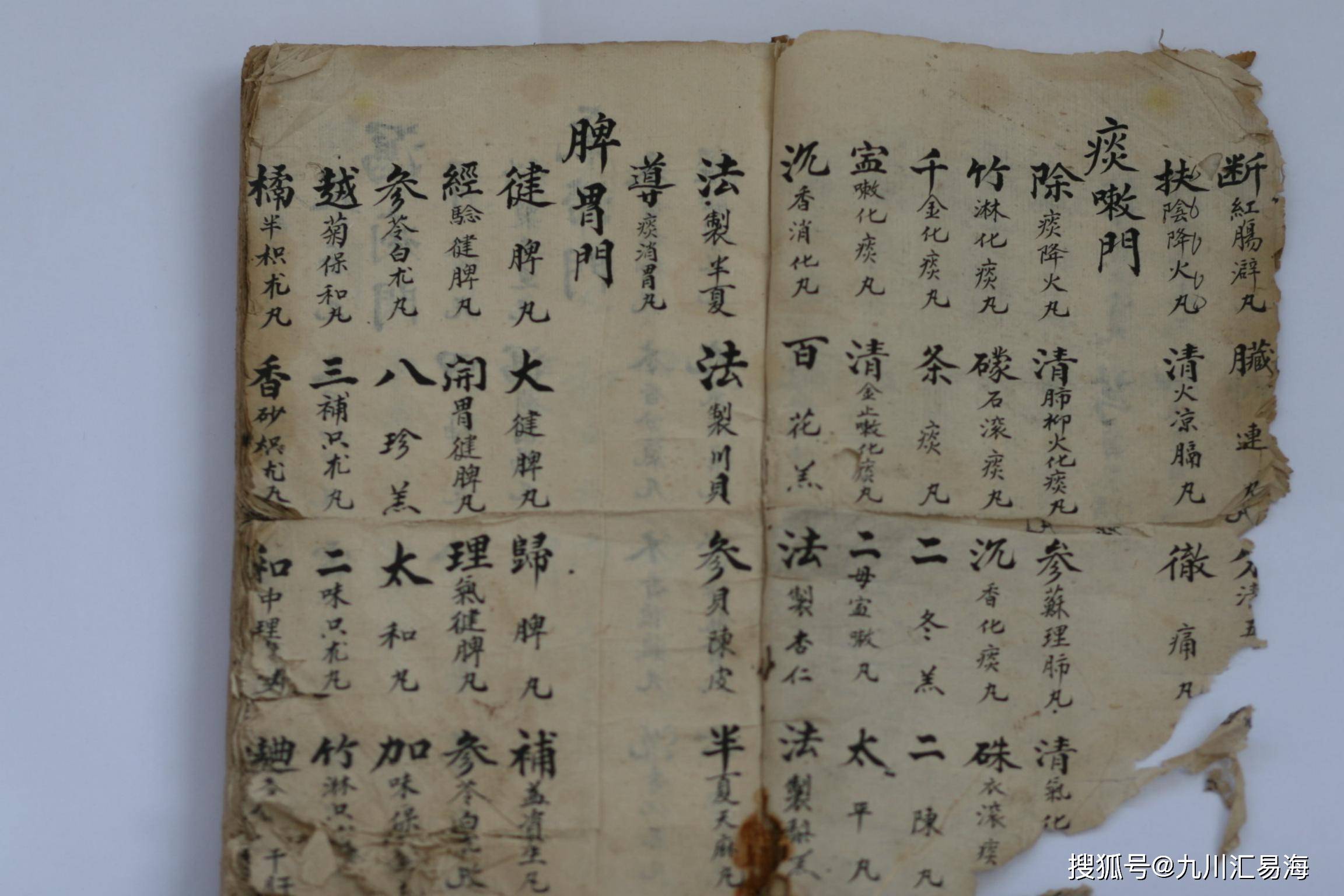 手抄秘本祖传中医药方