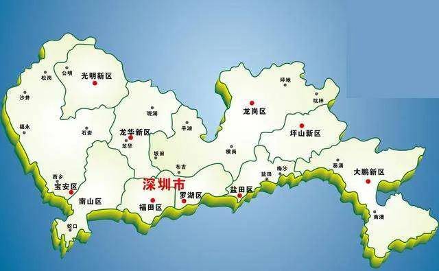 东莞深圳合并地图高清图片