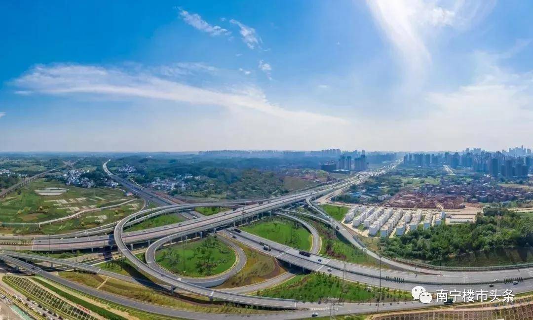 那安快速路环道实景