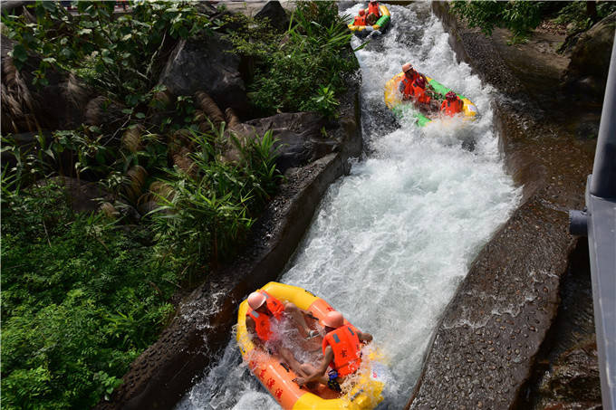 广东清远玄真漂流景区有个百慕黑三角高度警惕不要翻艇