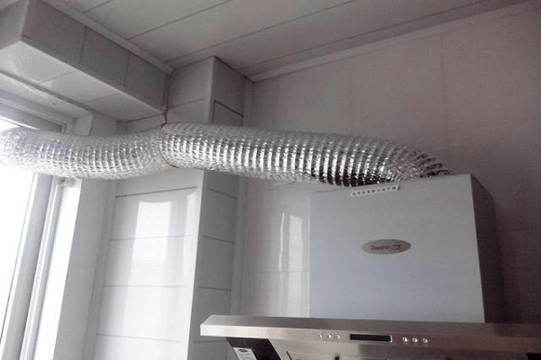 如何安装厨房烟道止逆阀看这里