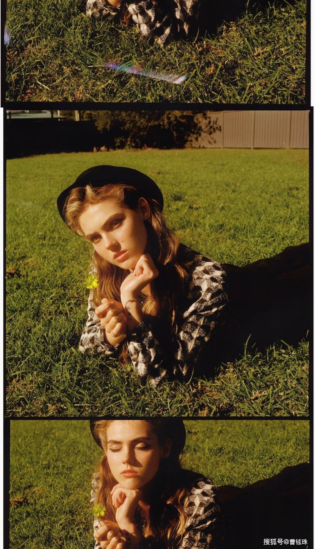 美国超模格蕾丝卡梅伦尚流上流女装摄影