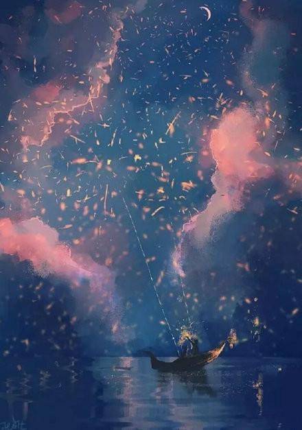 原创短句想在黄昏时寄一场梦给你满载相思的欢喜和宇宙的星辰