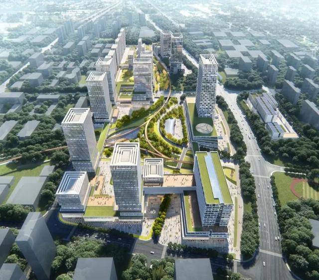科创大走廊,处于"人才特区"的核心地带,占地328亩,分成东西两个片区