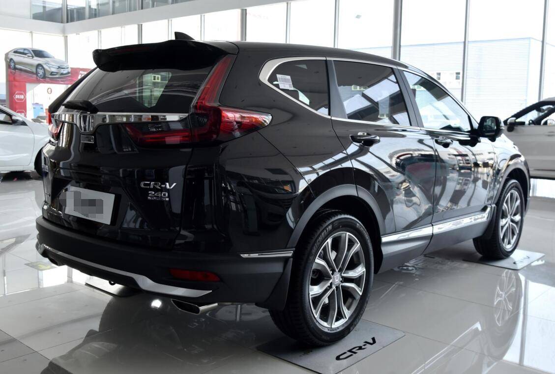 首台黑耀版crv到店落地18万15t四驱新外观比途观帅气